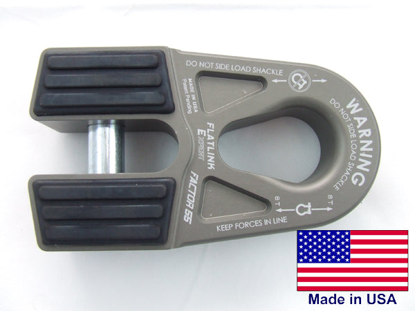 ~(1 lbs. 5X5X5)~ FLATLINK E EXPERT WINCH SHACKLE MOUNT GRAY