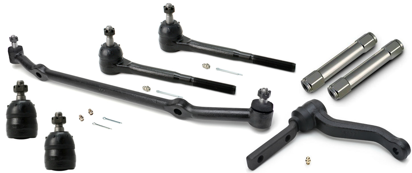 ~(15 lbs. 36X6X6)~ Steering Linkage Kit for 78-88 GM G Body. Includes Idler Arm Center Link Inner Tie Rods Outer Tie Rods and Billet Tie Rod Adjusters.