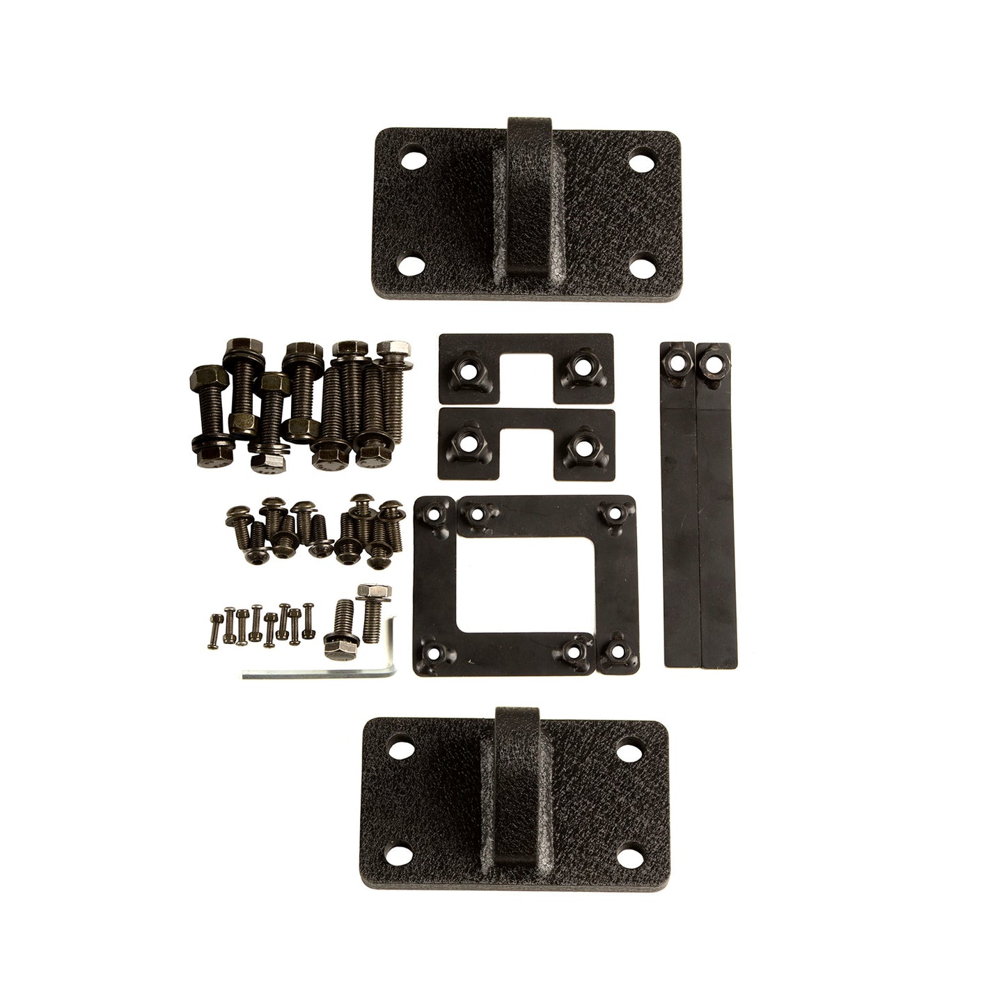 ~(78 lbs. 75X17X11)~ Spartan Bumper Front High Clearance Ends Overrider 07-18 JK