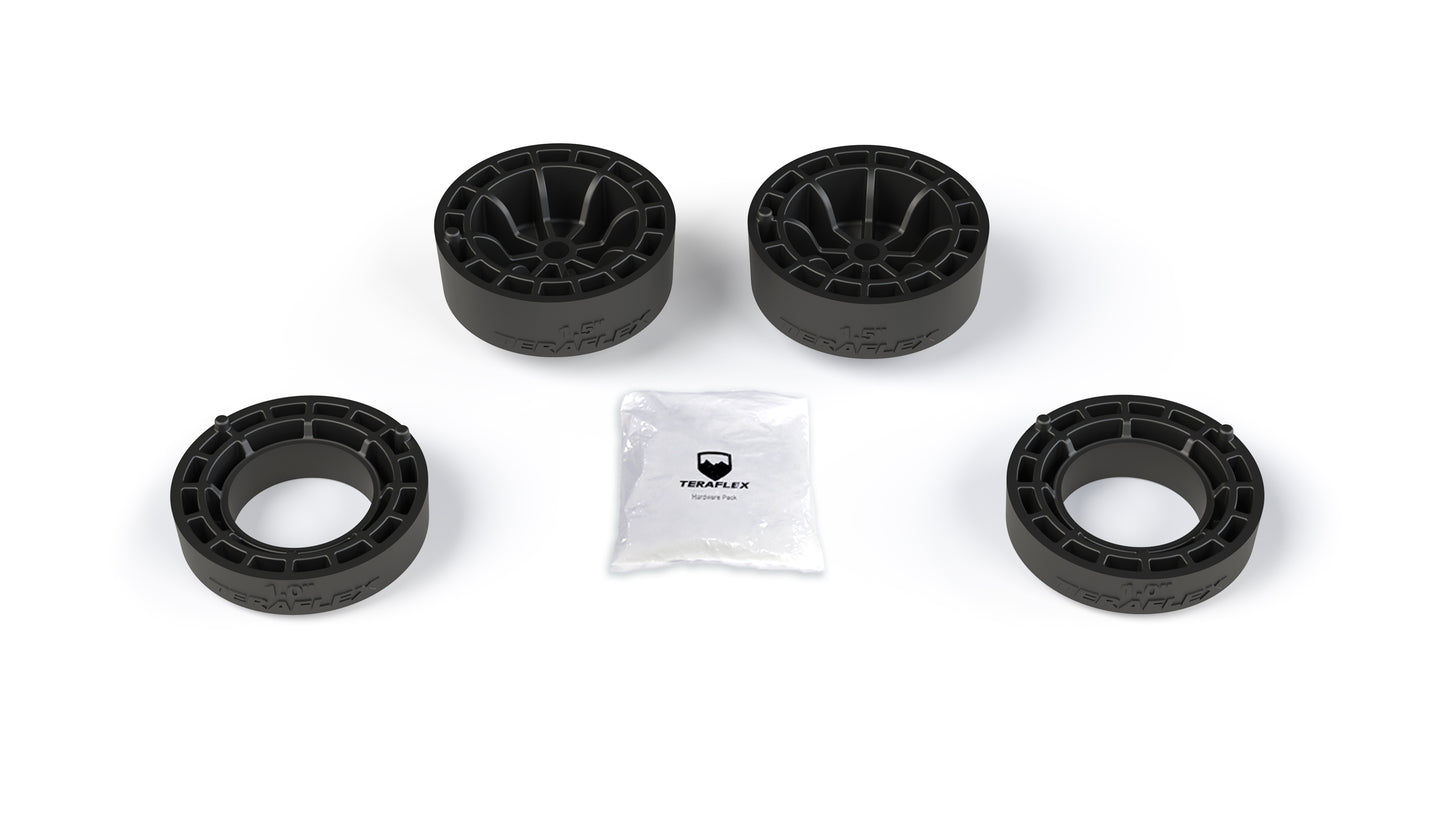~(4 lbs. 11X6X5)~ JL 2-Door 1.5in Performance Spacer Lift Kit
