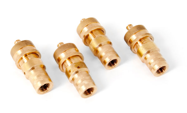 ~(0.3 lbs. 4X3X1)~ Tire Deflator Kit Brass