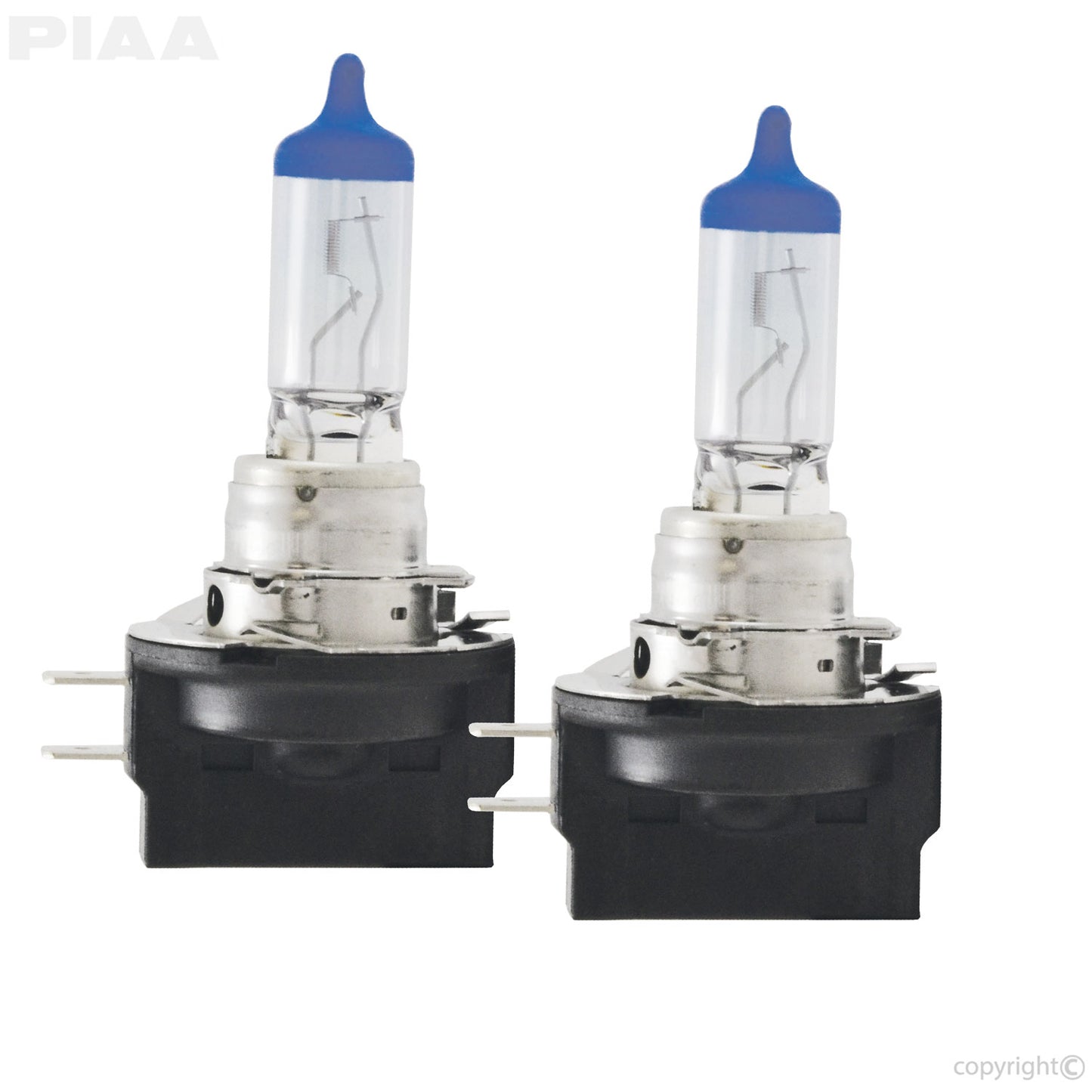 ~(0.1 lbs. 4X4X2)~ PIAA H11B Xtreme White Plus Bulb 55w 4000K Twin Pack