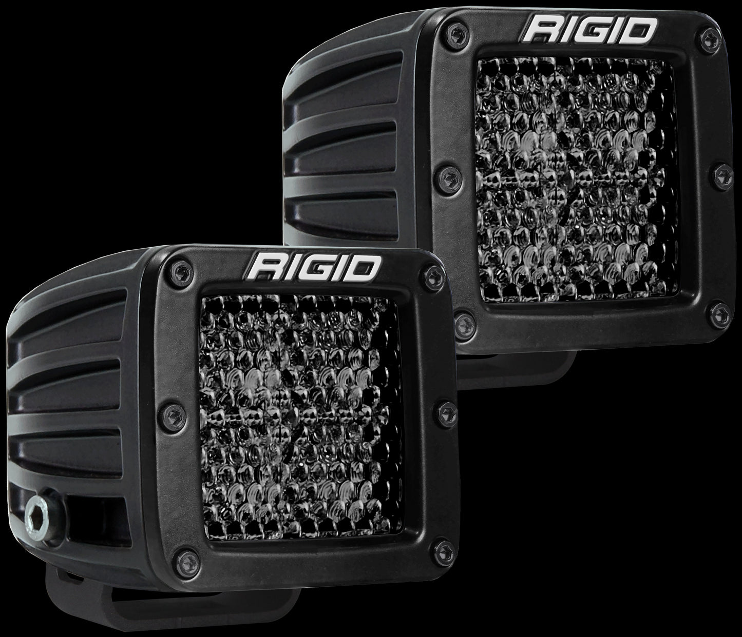 ~(4 lbs. 8X6X4)~ D-SERIES PRO SPOT DIFFUSED MIDNIGHT SURFACE MOUNT PAIR