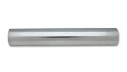 Vibrant 3in O.D. Universal Aluminum Tubing (18in long Straight Pipe) - Polished
