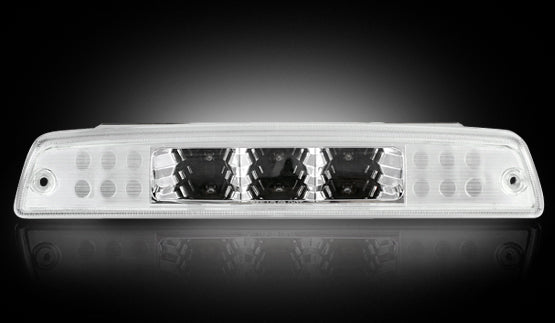 ~(2 lbs. 17X6X4)~ Toyota Tundra 07-19 - Red LED 3rd Brake Light Kit w/ White LED Cargo Lights - Clear Lens