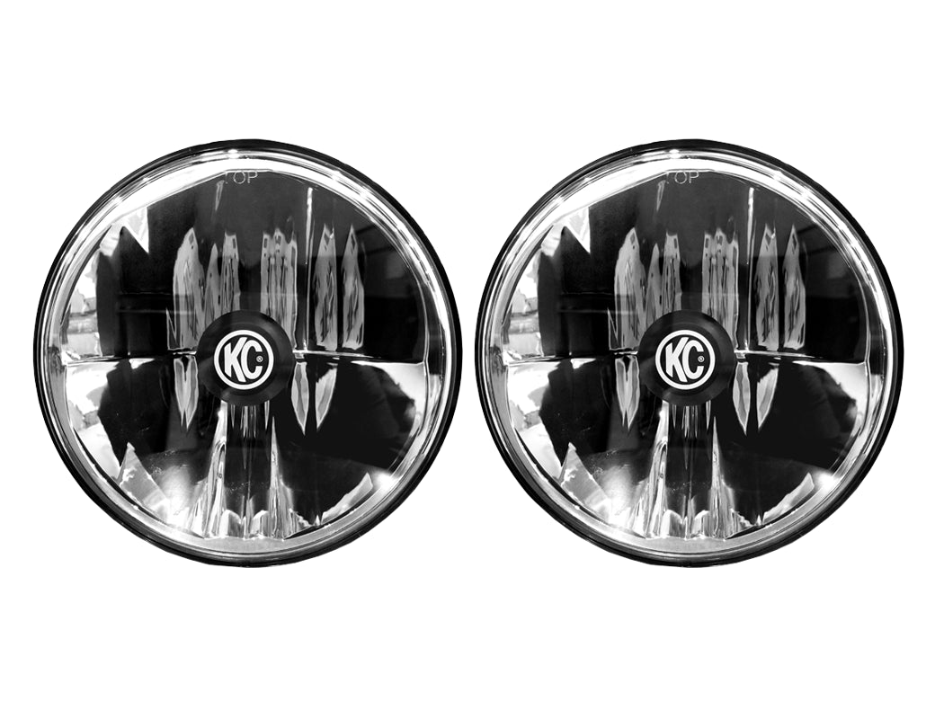 ~(6.8 lbs. 11X9X6)~ Headlight Gravity LED 7 IN DOT Jeep JK 07-18 (pr)