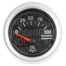 ~(1.1 lbs. 6X6X6)~ GAUGE OIL PRESSURE 2 1/16 IN 100PSI ELECTRIC HOONIGAN