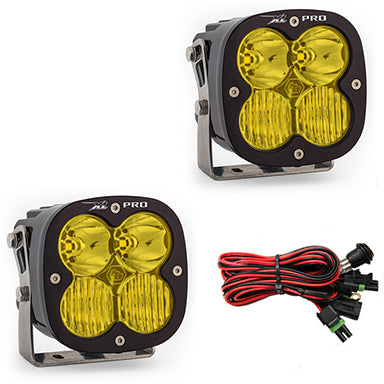 ~(5 lbs. 12X12X12)~ LED Light Pods Amber Lens Driving Combo Pattern Pair XL Pro Series Baja Designs