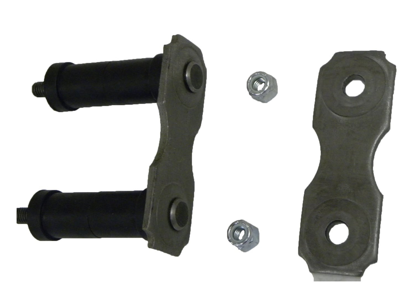 ~(1 lbs. 5X5X2)~ CrownVintage Jeep Shackle Kit - Unpainted
