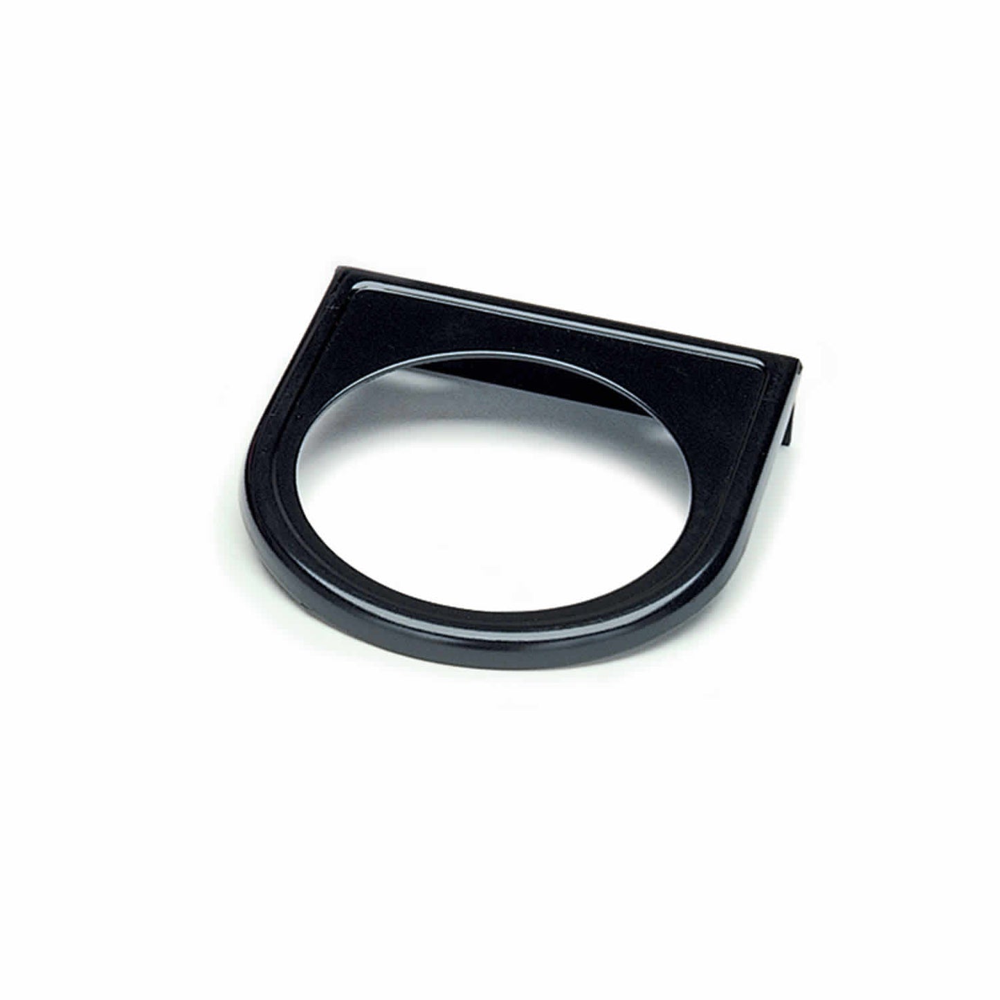 ~(2 lbs. 4X4X4)~ Mounting Panel One Gauge - Black W/Fasteners