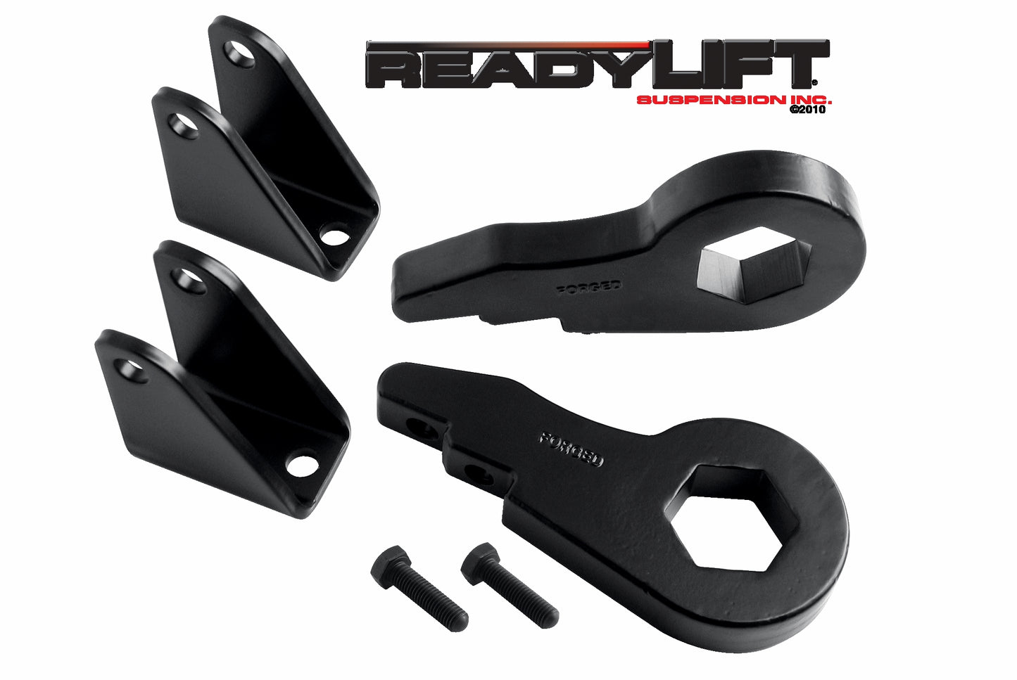 RLS - 2.5 Front Leveling Kit (Forged Torsion Key) Fits Chevrolet GMC 2500 3500HD 2000-2018