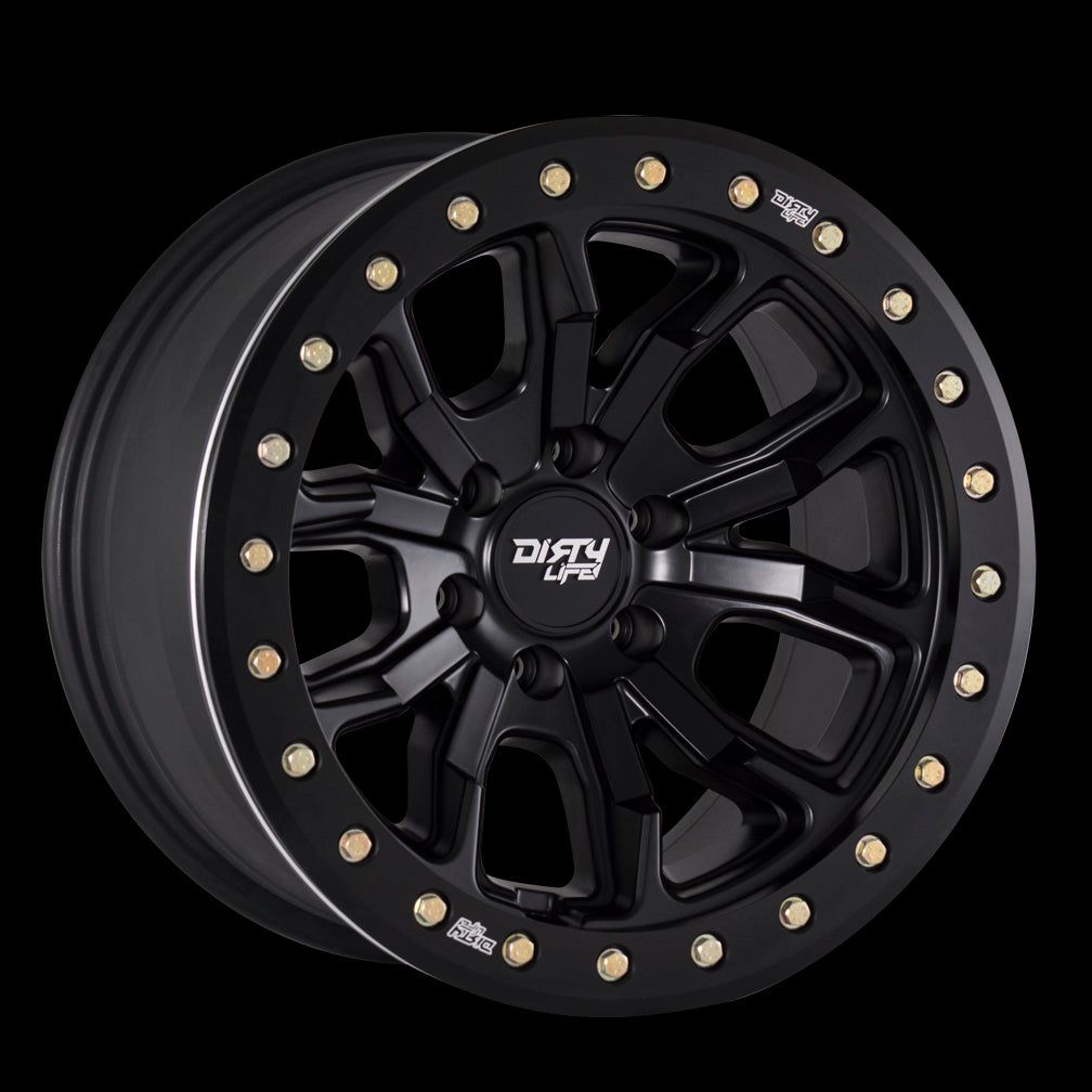 ~(46 lbs. 19X19X10)~ DT-1 (9303) MATTE BLACK 17X9 5-127 -38MM 78.1MM