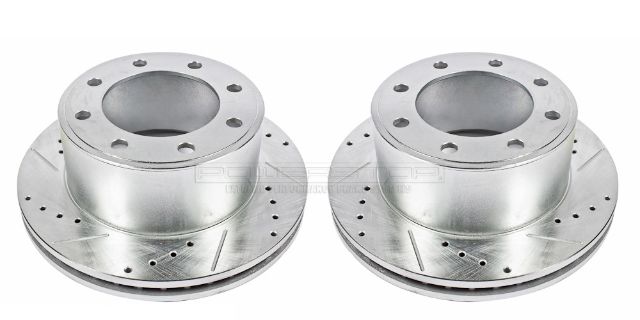 ~(63 lbs. 14X14X11)~ DRILLEDSLOTTED ROTOR PAIR