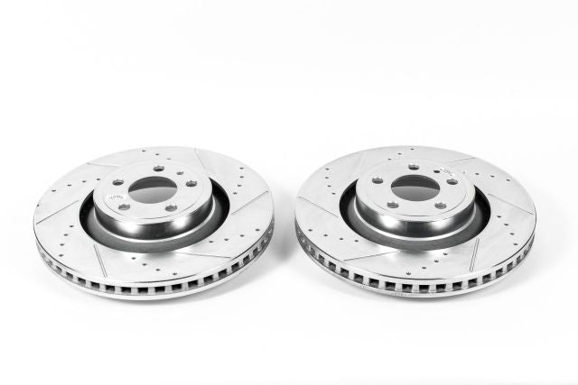 ~(57 lbs. 14X14X6)~ DRILLEDSLOTTED ROTOR PAIR