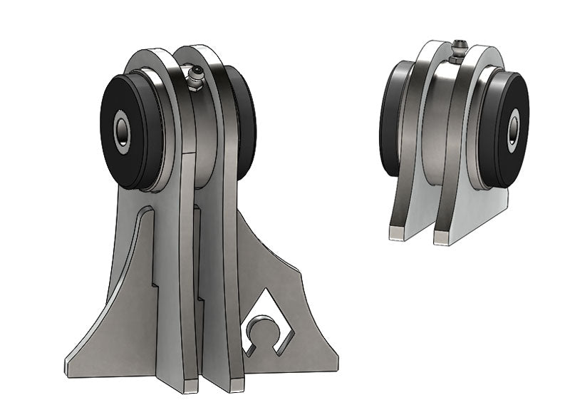 Artec 1997-2006 Jeep TJ Weld on UCA Brackets for Low Pro Front Truss: DAYSTAR BUSHINGS; 7 16 in hole BR1122