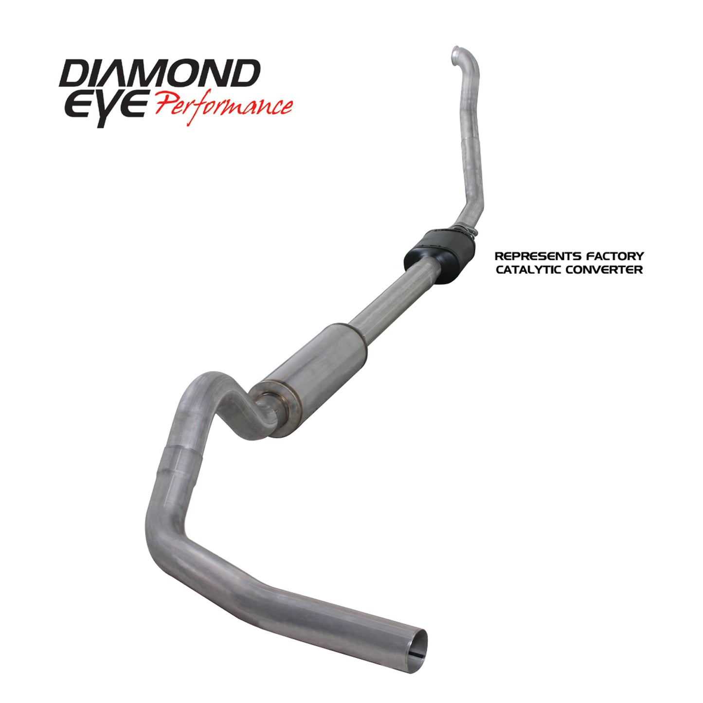 ~(82 lbs. 52X21X13)~ Exhaust System Kit 1994-1997.5 FORD 7.3L POWERSTROKE F250/F350 (ALL CAB AND BED LENGTHS) 4in. ALUMI