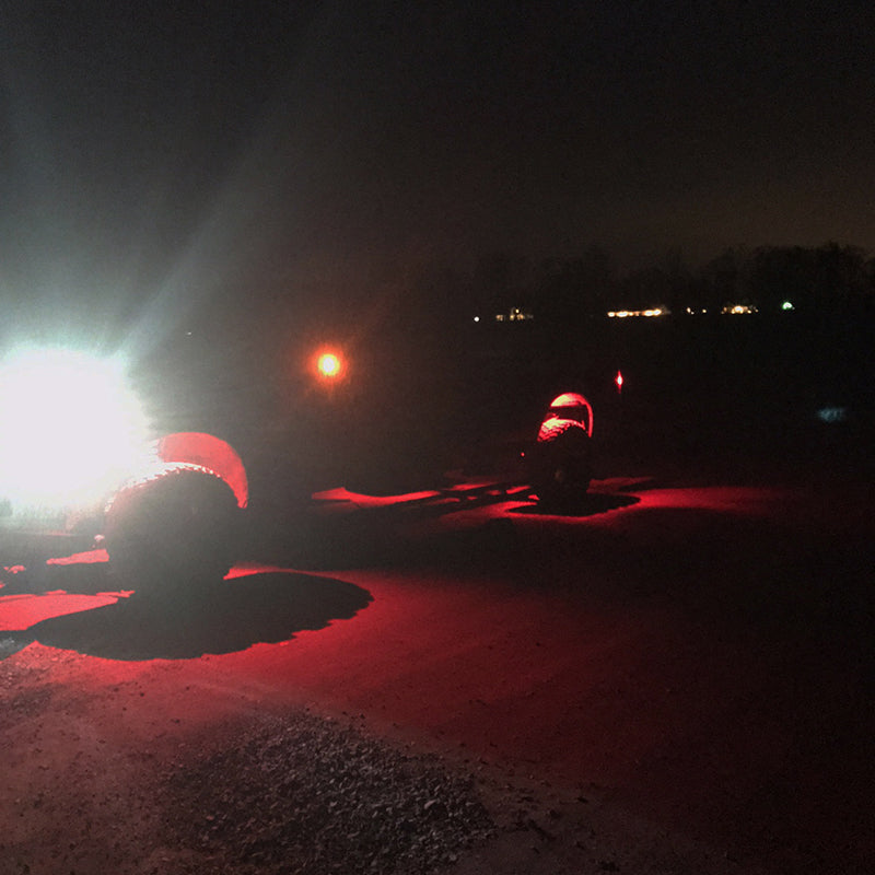 ~(6 lbs. 14X5X5)~ 8 Piece RGB Accent Rock Lights (Controller Included) Quad-Lock