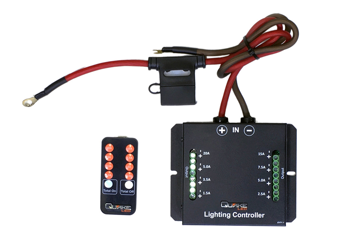 ~(2 lbs. 6X6X2)~ Universal 60A 8 LED Light Controller