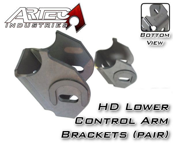 Artec 1993-2006 Jeep TJ LJ ZJ XJ Dana 30 HD LCA Brackets - CAM slot w Horseshoe TJ3011