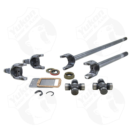 Yukon Chromoly Front Axle Kit Dana 30 Both Sides 27 Spline 1310 U-Joints