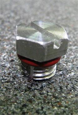 ~(0.1 lbs. 0X0X0)~ MA Aluminum Fuel FIlter  Head Bleeder Screw 2001+ Duramax