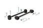 ~(3.3 lbs. 13X4X2)~ Jeep Rear Sway-bar Links  4-6in Lifts (97-06 Wrangler TJ)