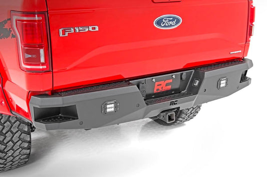 ~(82.5 lbs. 80X13X12)~ Ford Heavy-Duty Rear LED Bumper (15-20 F-150)