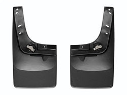 ~(3 lbs. 19X13X4)~ Black No Drill MudFlaps GMC Sierra/Sierra Denali 2014 + Fits 1500 models