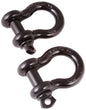 Rugged Ridge D-Shackles  7 8-Inch  Black  Pair