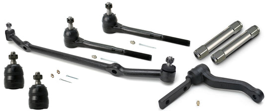 ~(15 lbs. 36X6X6)~ Steering Linkage Kit for 78-88 GM G Body. Includes Idler Arm Center Link Inner Tie Rods Outer Tie Rods and Billet Tie Rod Adjusters.