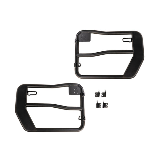 ~(65 lbs. 40X30X10)~ Fortis Tube Doors Front 07-18 Jeep Wrangler JK