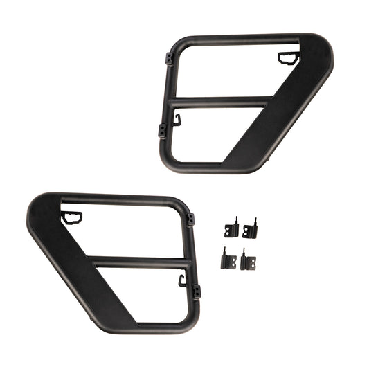 ~(31 lbs. 40X29X10)~ Fortis Tube Doors Rear 07-18 Jeep Wrangler JK 4-Door