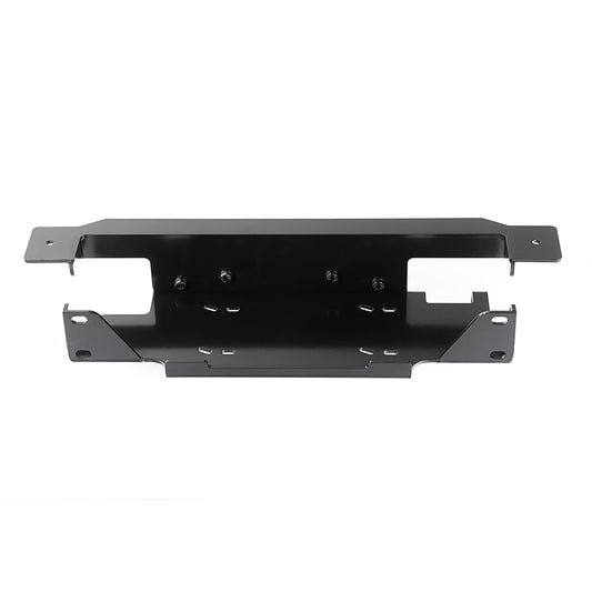 ~(30 lbs. 35X12X6)~ Winch Mounting Plate Stamped Bumper Steel 13-18 Jeep Wrangler JK This mounting plate also requires Mopar factory fairlead adapter plate; for Centered use part number 82214787 or for Off-center use part number 82214851