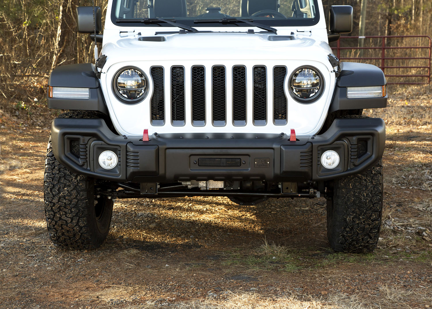 ~(65 lbs. 57X24X10)~ Spartacus Bumper Front Black 2018-21 Jeep Wrangler   20-21 Gladiator