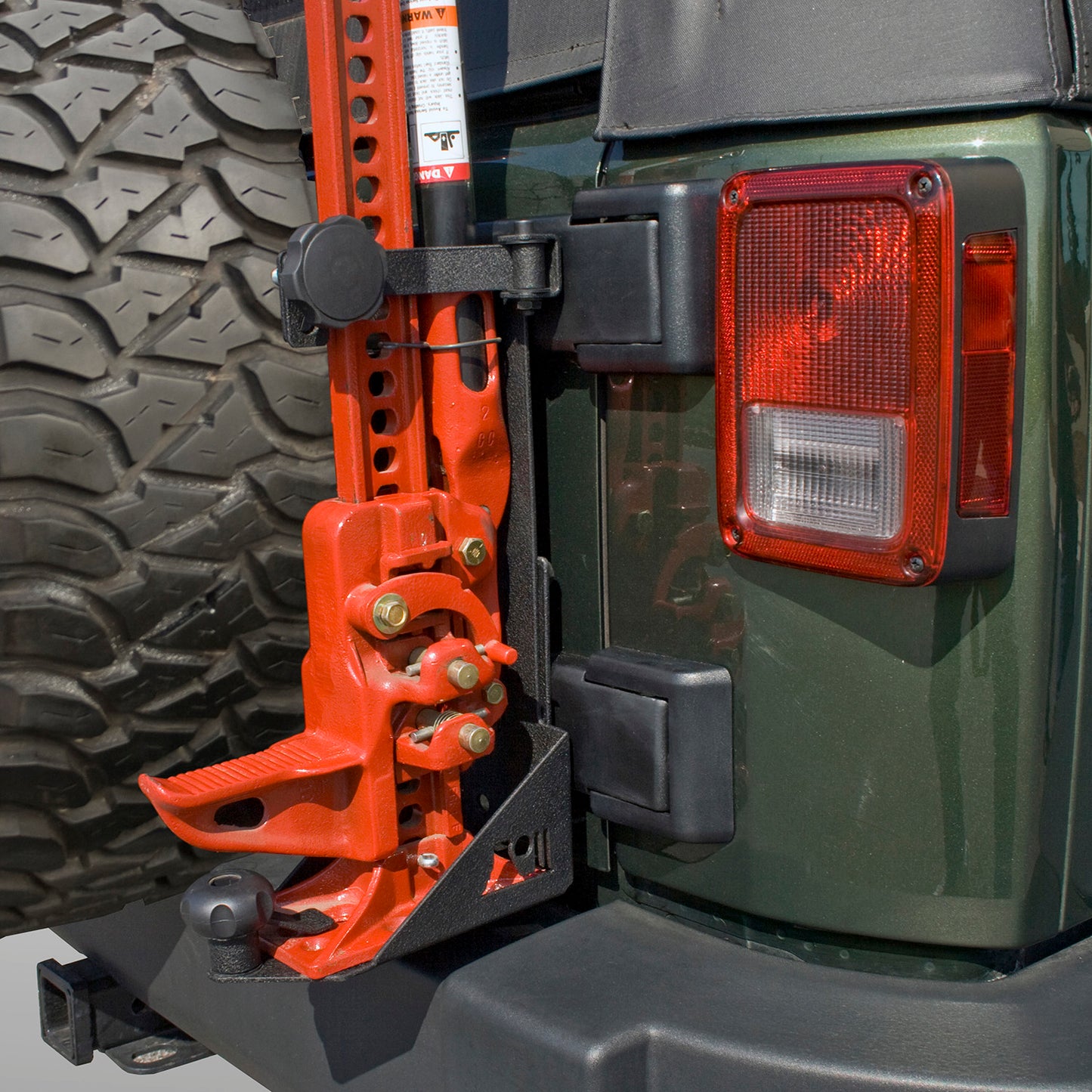 ~(11.3 lbs. 17X11X6)~ Jack Mounting Bracket Kit 07-18 Jeep Wrangler JK JKU