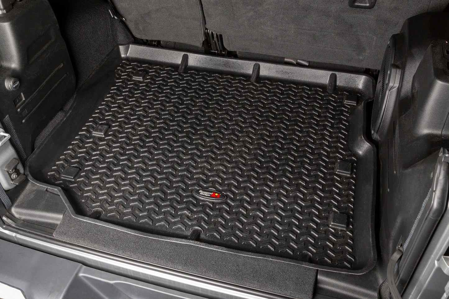 ~(25 lbs. 46X26X6)~ Floor Liner Front Rear Cargo Black 2018-2020 Jeep Wrangler JL 4 Dr