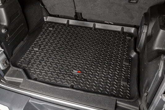 ~(25 lbs. 46X26X6)~ Floor Liner Front Rear Cargo Black 2018-2020 Jeep Wrangler JL 4 Dr