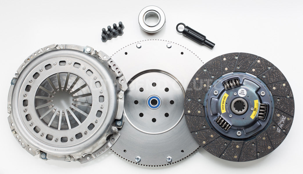 ~(106 lbs. 22X18X9)~ HD Organic Clutch Kit 425hp 900 torque 88-93 5.9L Getrag Trans. 94-04 5.9L Engine NV4500 Trans. 1999-2000.5 5.9L 235hp NON-HO Engine NV5600 Trans.