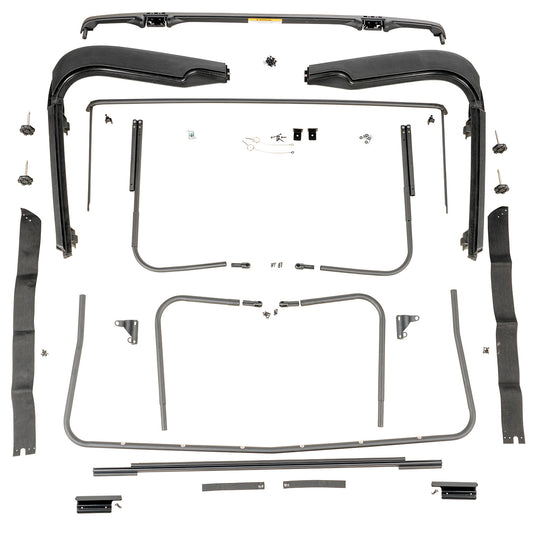 ~(43 lbs. 57X22X11)~ Factory Soft Top Hardware 97-06 Jeep Wrangler TJ