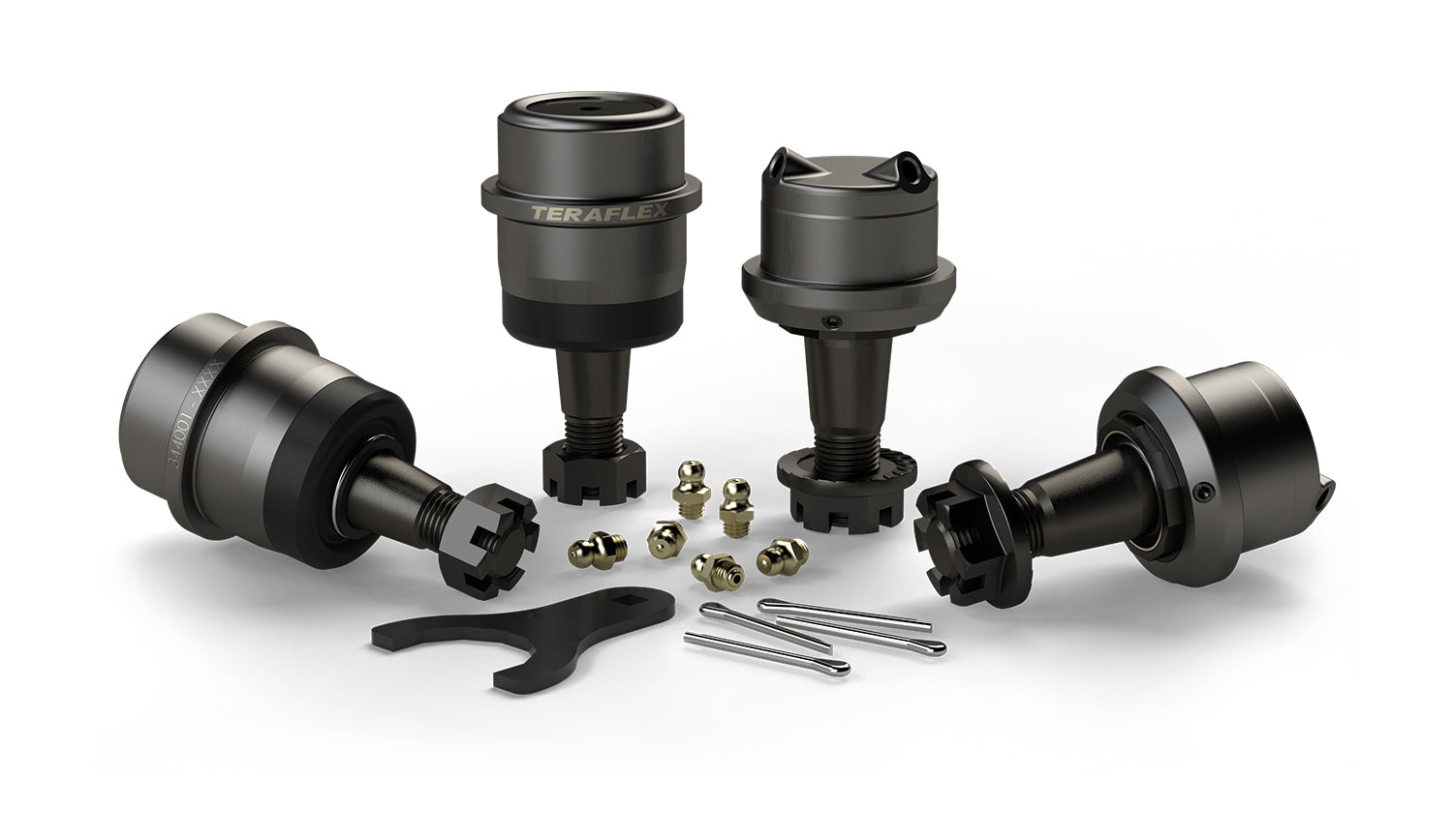~(6 lbs. 5X5X5)~ TJ/YJ/XJ/ZJ Dana 30/44 Premium Series Ball Joint 4-Pack