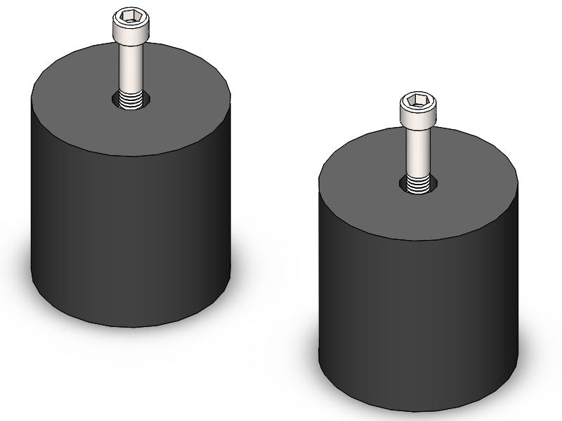 ~(1 lbs. 8X6X4)~ Jeep Wrangler Front Bump Stops 2007-2018 JK