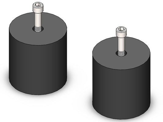 ~(1 lbs. 8X6X4)~ Jeep Wrangler Front Bump Stops 2007-2018 JK