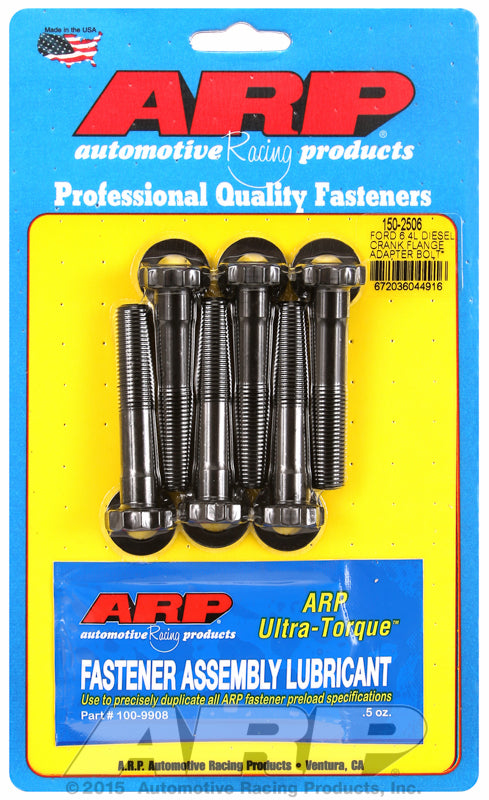 ~(1.1 lbs. 10X6X1)~ Ford 6.4L diesel crank flange adapter bolt kit