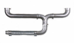 ~(59 lbs. 52X21X12)~ Exhaust Stack Pipe UNIVERSAL STACK KIT-5in. ALUMINIZED-PERFORMANCE DIESEL EXHAUST KIT