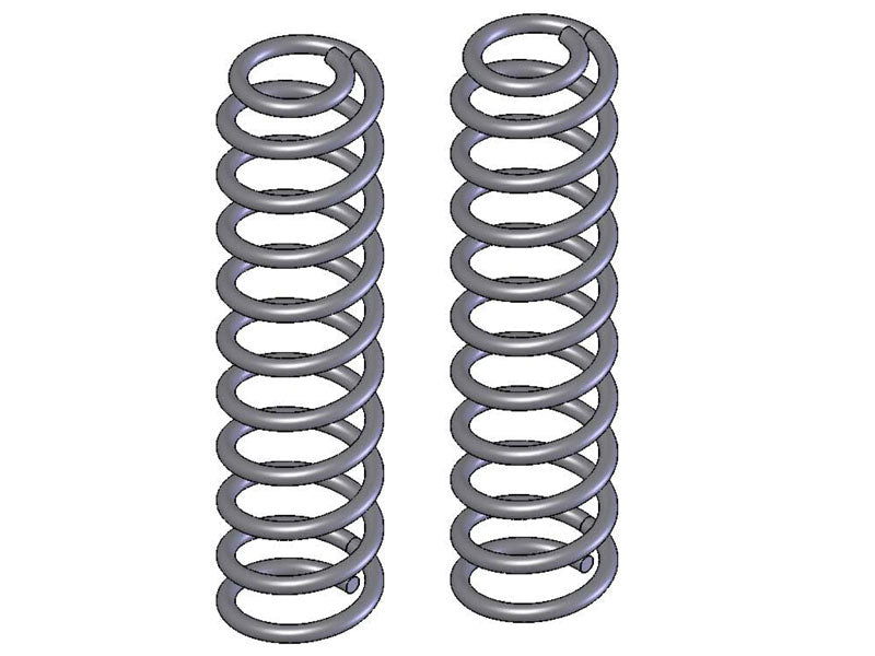 ~(25 lbs. 24X12X6)~ Jeep Wrangler 4.0 Inch Front Coil Springs 1997-2006 TJ/LJ