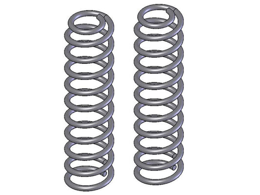 ~(25 lbs. 24X12X6)~ Jeep Wrangler 4.0 Inch Front Coil Springs 1997-2006 TJ/LJ