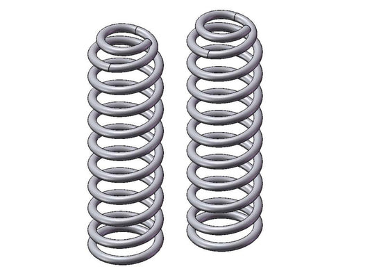 ~(25 lbs. 24X12X6)~ Jeep Wrangler 2.5 Inch Front Coil Springs 2007-2018 JK
