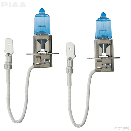 ~(0.3 lbs. 5X4X2)~ PIAA H3 Xtreme White Plus Bulb 55w 4000K Twin Pack