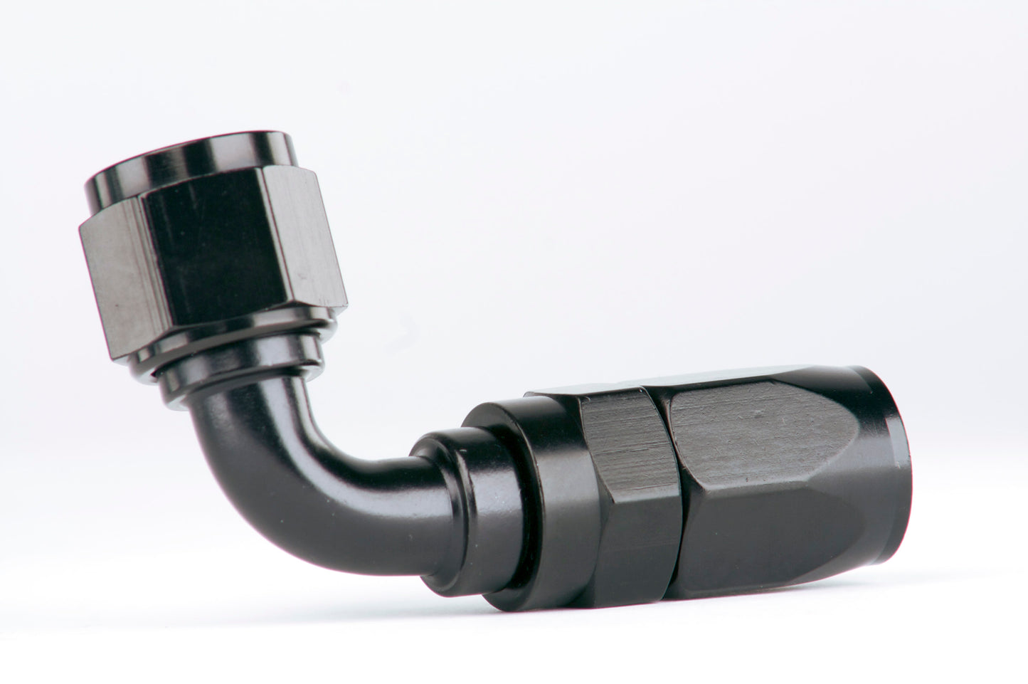 ~(0.1 lbs. 5X3X1)~ AN-08 90 degree Hose End