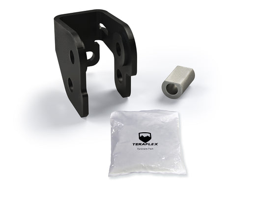 ~(4 lbs. 7X6X5)~ JL/JLU 4in Lift Front Track Bar Bracket - Axle End